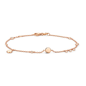 18ct Rose Gold Diamond Bracelet - E Bixby Jewellers