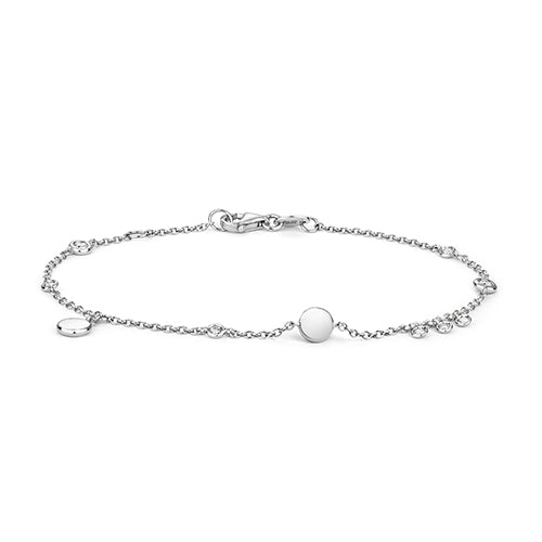 18ct White Gold Diamond Bracelet - E Bixby Jewellers