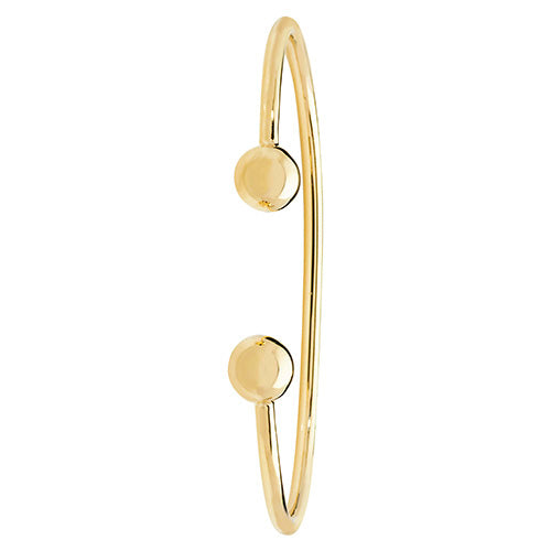 9ct Yellow Gold Ladies Solid Torc Bangle - E Bixby Jewellers