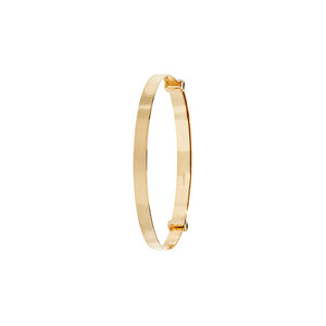 9ct Yellow Gold 3mm Babies Expanding Bangle - E Bixby Jewellers