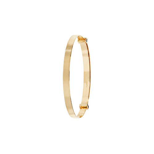 9ct Yellow Gold 3mm Babies Expanding Bangle - E Bixby Jewellers