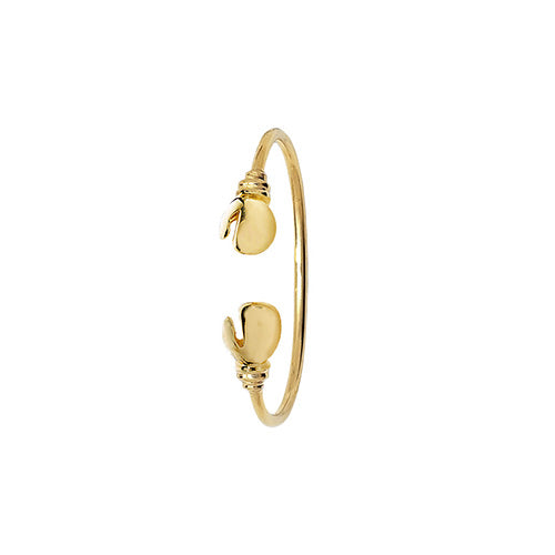 9ct Yellow Gold Babies Boxing Glove Bangle - E Bixby Jewellers