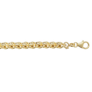 9ct Yellow Gold Ladies Fancy Style Bracelet - E Bixby Jewellers