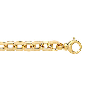 9ct Yellow Gold Ladies Fancy Style Bracelet - E Bixby Jewellers