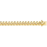 9ct Yellow Gold Gents Cuban Bracelet - E Bixby Jewellers