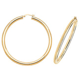 9ct Yellow Gold Hoop Earrings - E Bixby Jewellers