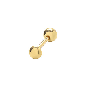 9ct Yellow Gold Cartilage 6mm Stud - E Bixby Jewellers