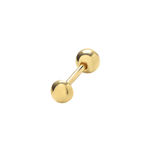 9ct Yellow Gold Cartilage 6mm Stud - E Bixby Jewellers