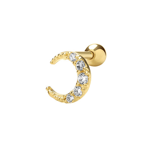 9ct Yellow Gold Cartilage 6mm Stud - E Bixby Jewellers