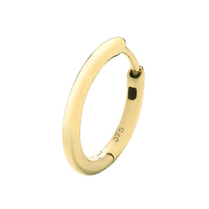 9ct Yellow Gold Cartilage Hoop - E Bixby Jewellers