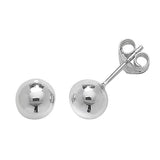 9ct White Gold Stud Earrings - E Bixby Jewellers