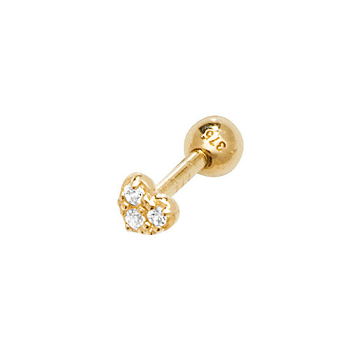 9ct Yellow Gold Cartilage 6mm Post Stud - E Bixby Jewellers