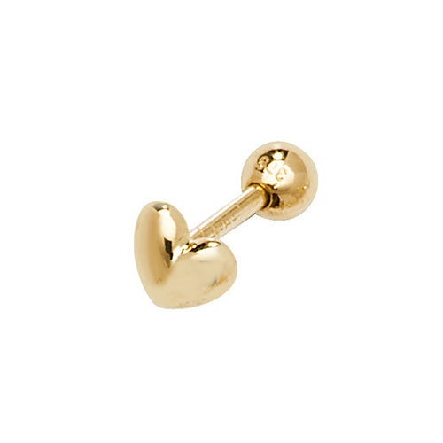 9ct Yellow Gold Cartilage 6mm Stud - E Bixby Jewellers