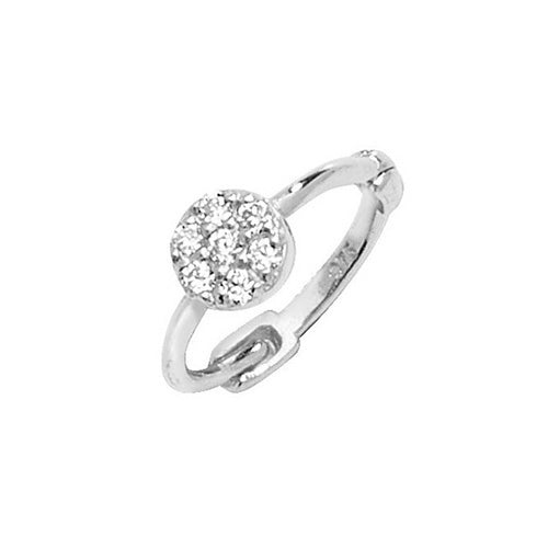 9ct White Gold Cartilage Hoop - E Bixby Jewellers