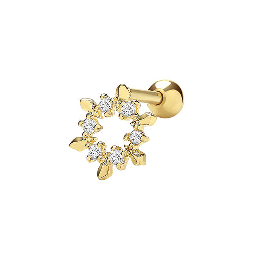9ct Yellow Gold Cartilage 6mm Stud - E Bixby Jewellers