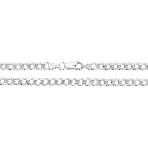 Silver Ladies Curb Bracelet - E Bixby Jewellers
