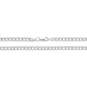Silver Ladies Curb Bracelet - E Bixby Jewellers