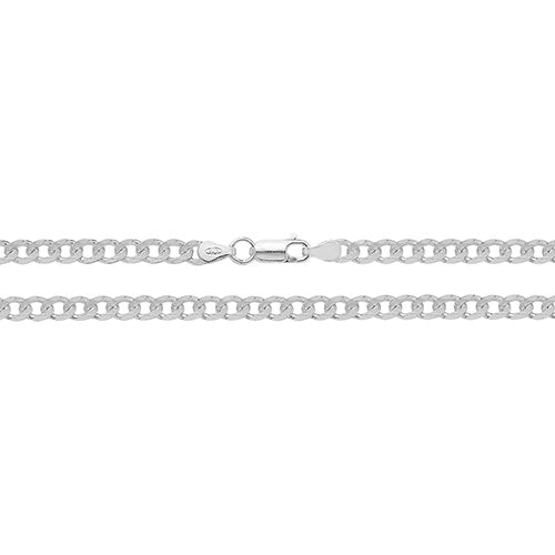 Silver Ladies Curb Bracelet - E Bixby Jewellers