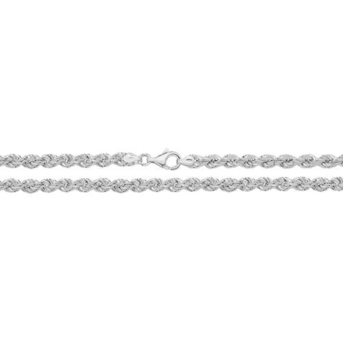 Silver Ladies Rope Bracelet - E Bixby Jewellers
