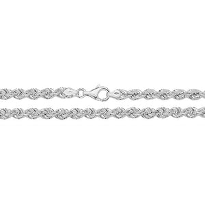 Silver Ladies Rope Bracelet - E Bixby Jewellers
