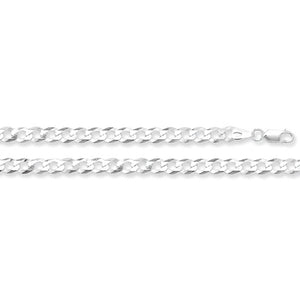 Silver Flat Open Curb Bracelet - E Bixby Jewellers