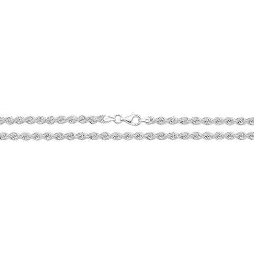Silver Ladies Rope Bracelet - E Bixby Jewellers