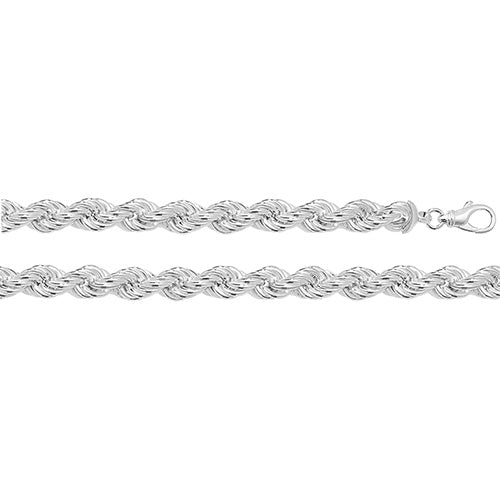 Silver Ladies Rope Bracelet - E Bixby Jewellers