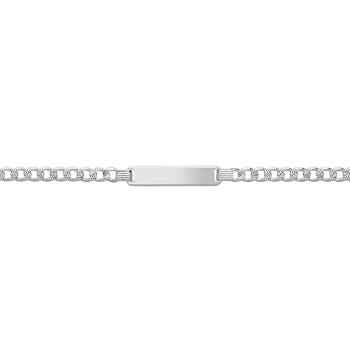 Silver Ladies ID Bracelet - E Bixby Jewellers