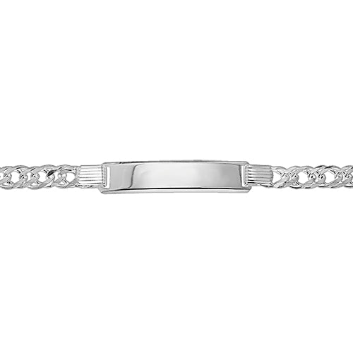 Silver Ladies ID Bracelet - E Bixby Jewellers
