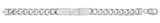 Mens Silver Curb ID Bracelet - E Bixby Jewellers