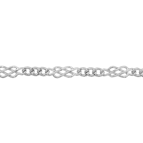 Silver Ladies Fancy Style Bracelet - E Bixby Jewellers