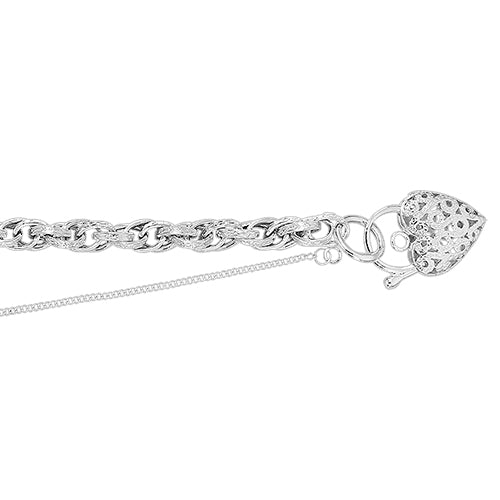 Silver Ladies Charm Bracelet - E Bixby Jewellers