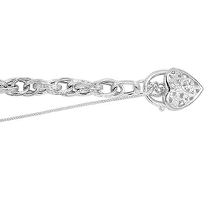 Silver Ladies Charm Bracelet - E Bixby Jewellers
