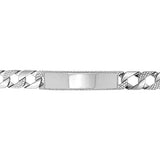 Mens Silver Cast ID Bracelet - E Bixby Jewellers