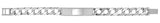 Mens Silver Cast ID Bracelet - E Bixby Jewellers