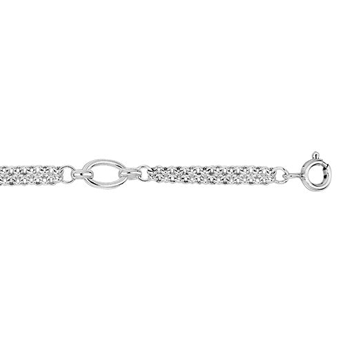 Silver Ladies Fancy Style Bracelet - E Bixby Jewellers