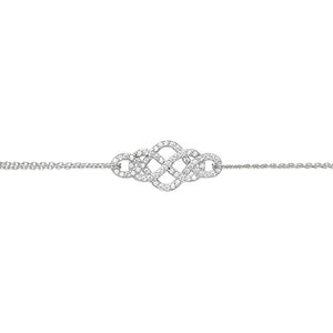 Silver Ladies Cubic Zirconia Bracelet - E Bixby Jewellers
