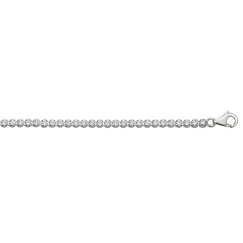 Silver Ladies Cubic Zirconia Bracelet - E Bixby Jewellers