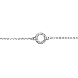 Silver Ladies Cubic Zirconia Bracelet - E Bixby Jewellers