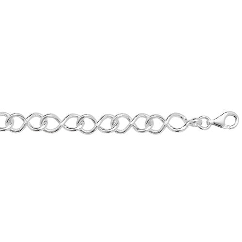 Silver Ladies Fancy Style Bracelet - E Bixby Jewellers