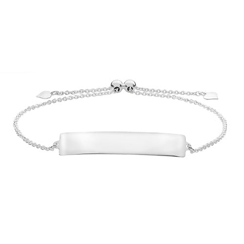 Silver Ladies Pull  Style Bracelet - E Bixby Jewellers