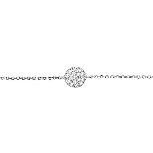 Silver Ladies Cubic Zirconia Bracelet - E Bixby Jewellers
