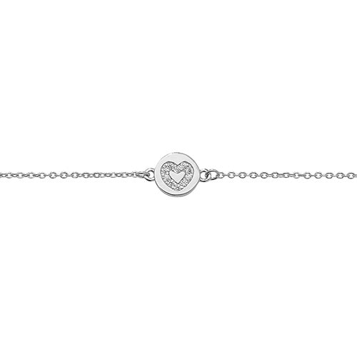 Silver Ladies Cubic Zirconia Bracelet - E Bixby Jewellers
