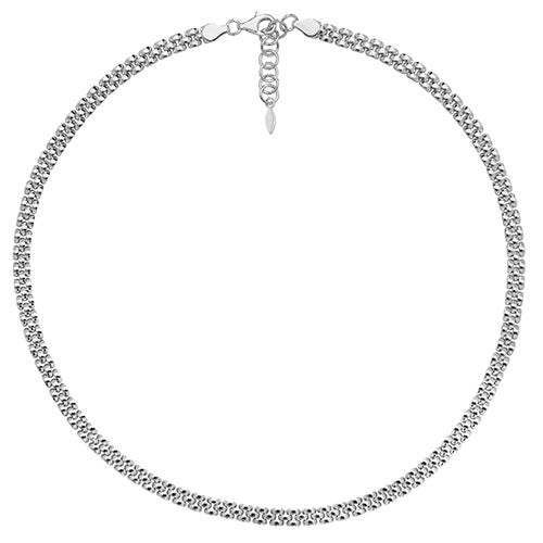 Silver Ladies Panther Necklet - E Bixby Jewellers