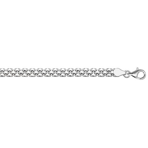 Silver Ladies Fancy Style Bracelet - E Bixby Jewellers
