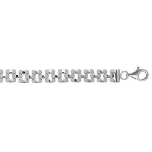 Silver Ladies Fancy Style Bracelet - E Bixby Jewellers