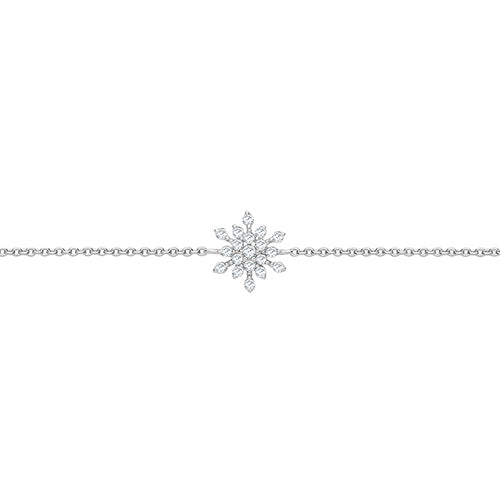 Silver Ladies Cubic Zirconia Bracelet - E Bixby Jewellers