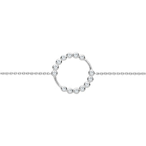 Silver Ladies Cubic Zirconia Bracelet - E Bixby Jewellers