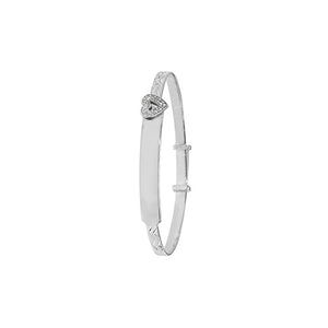 Silver Babies Expanding Bangle - E Bixby Jewellers