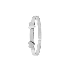 Silver Babies Expanding Bangle - E Bixby Jewellers